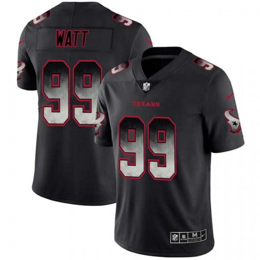 Men's Houston Texans #99 J.J. Watt Black 2019 Smoke Fashion Limited Stitched NFL Jersey 