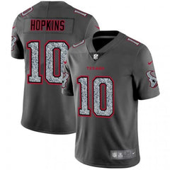 Men's Houston Texans #10 DeAndre Hopkins 2019 Gray Fashion Static Limited Stitched NFL Jersey 