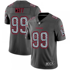 Men's Houston Texans #99 J.J. Watt 2019 Gray Fashion Static Limited Stitched NFL Jersey 