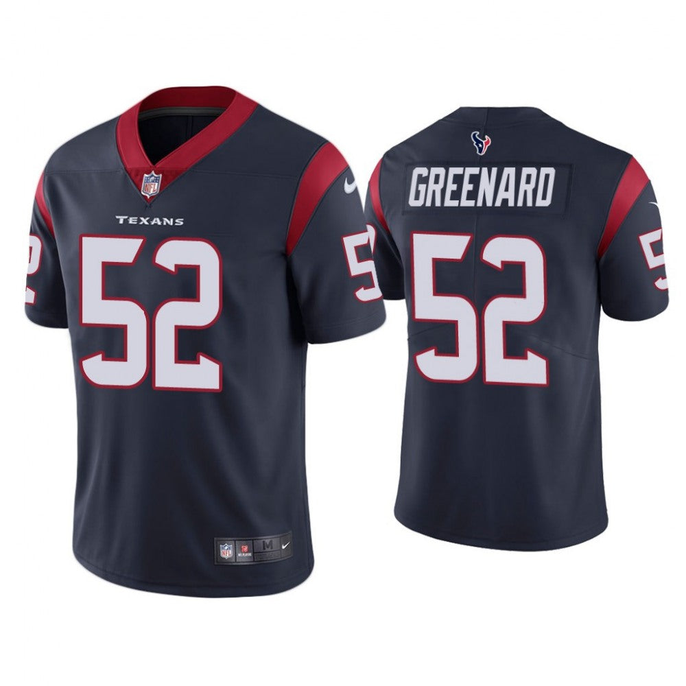 Men's Houston Texans #52 Jonathan Greenard Navy Vapor Untouchable Limited Stitched Jersey 