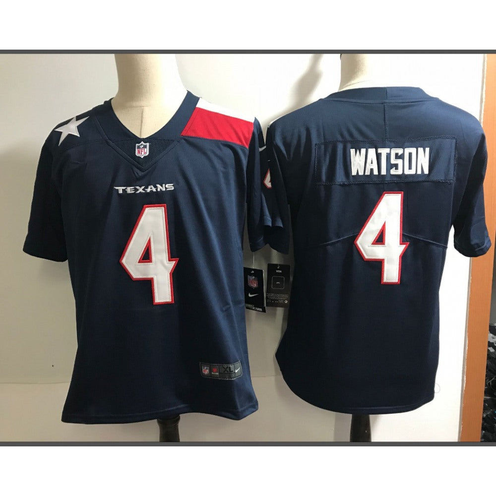 Men's Houston Texans #4 Deshaun Watson Navy Special Edition Stitched NFL Jersey 