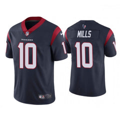Men's Houston Texans #10 Davis Mills Navy Vapor Untouchable Limited Stitched Jersey 