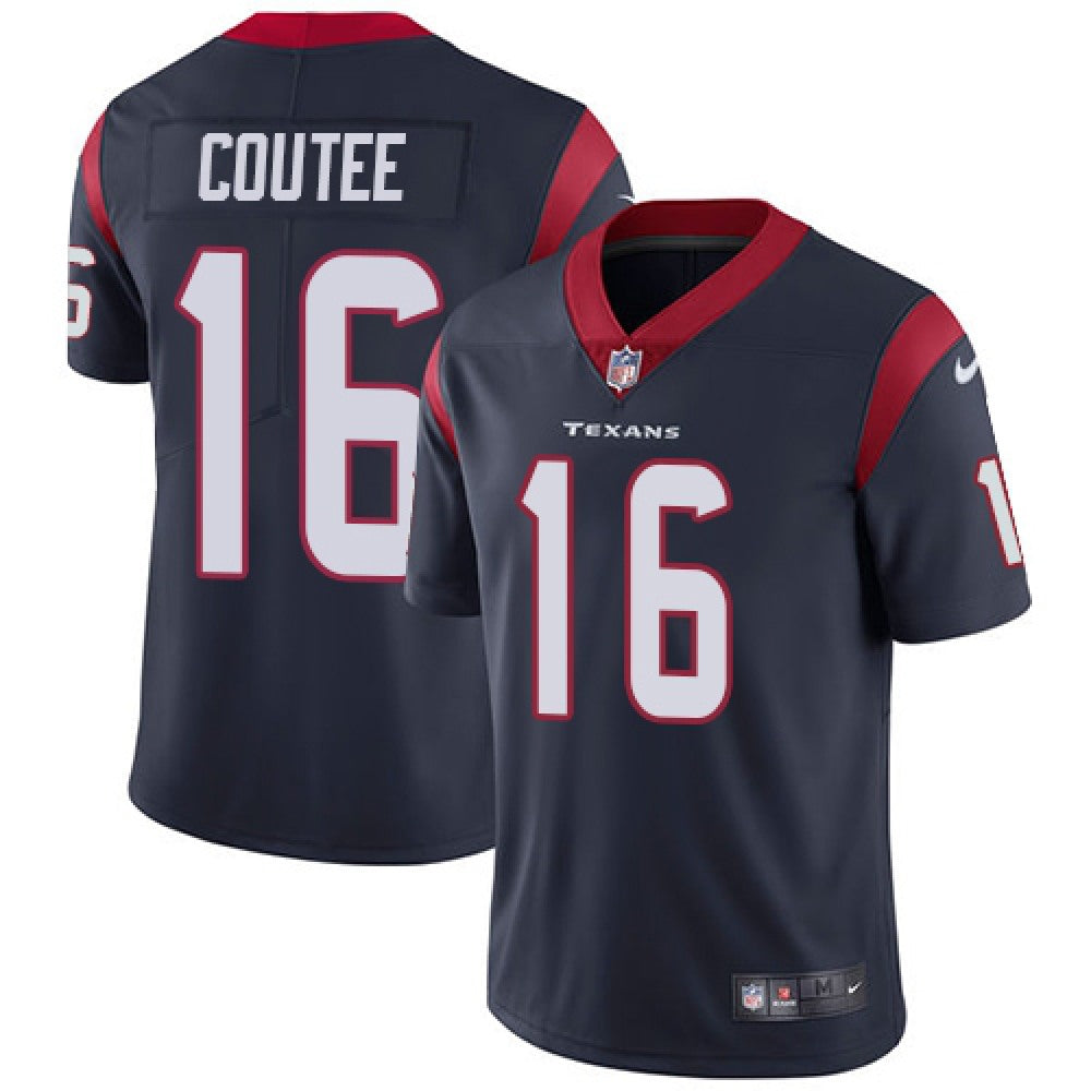 Men's Houston Texans #16 Keke Coutee Navy Blue Vapor Untouchable Limited Stitched NFL Jersey 