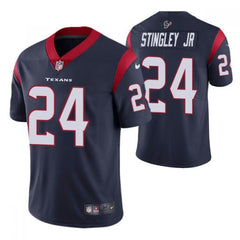 Men's Houston Texans #24 Derek Stingley Jr. Navy Vapor Untouchable Limited Stitched Jersey 