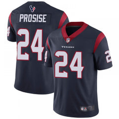 Men's Houston Texans #24 C.J. Prosise New Navy Vapor Untouchable Limited Stitched Jersey 