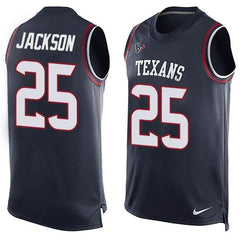 Texans #25 Kareem Jackson Navy Blue Team Color Men's Stitched NFL Limited Tank Top Jersey 