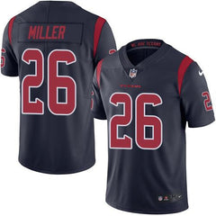 Texans #26 Lamar Miller Navy Blue Men's Stitched NFL Limited Rush Jersey 
