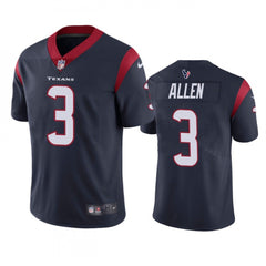 Men's Houston Texans #3 Kyle Allen Navy Vapor Untouchable Limited Stitched Jersey 