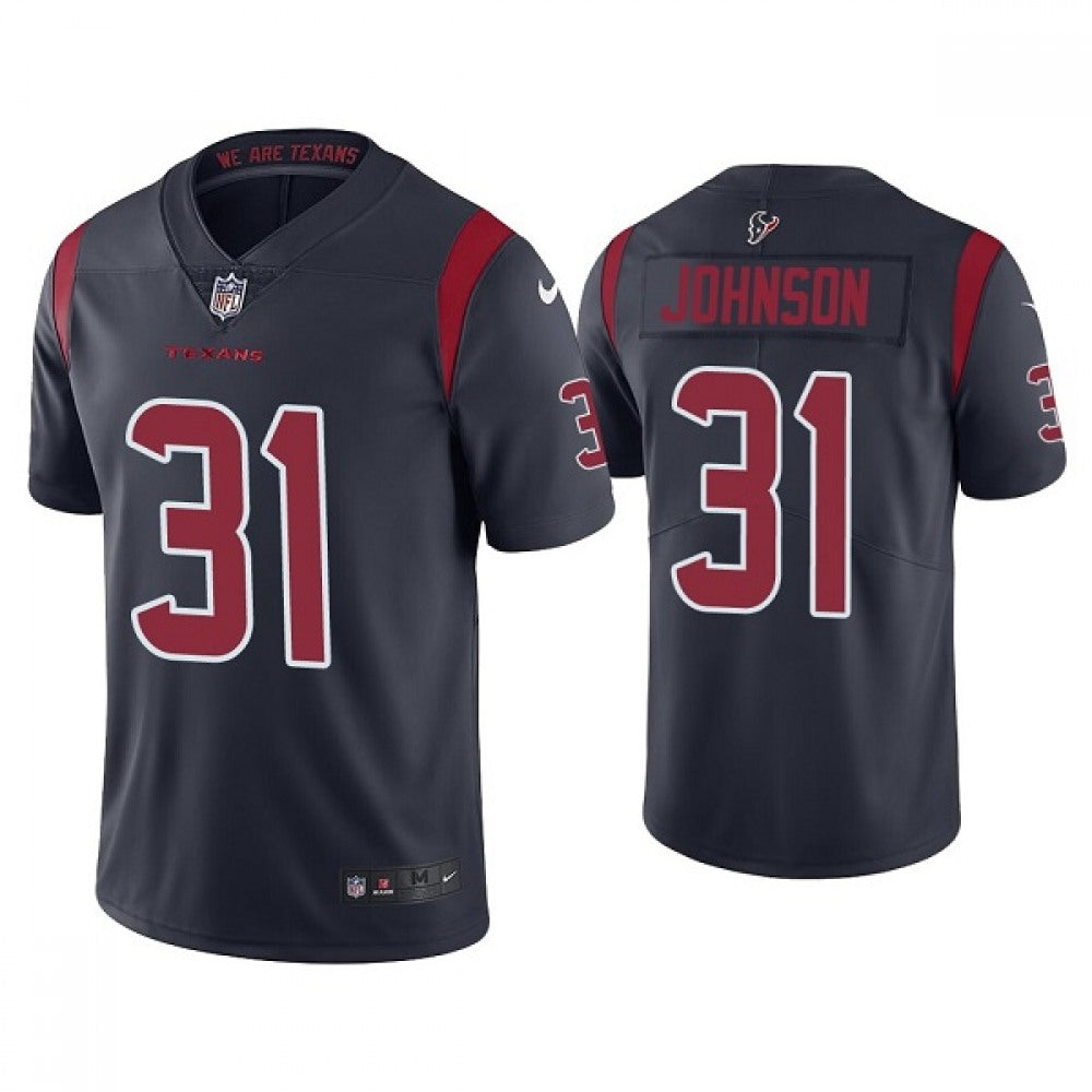 Men's Houston Texans #31 David Johnson New Navy Color Rush Limited Stitched Jersey 