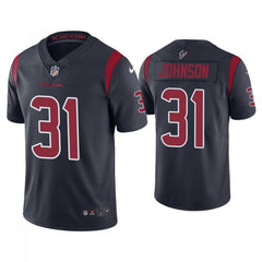 Men's Houston Texans #31 David Johnson New Navy Color Rush Limited Stitched Jersey 