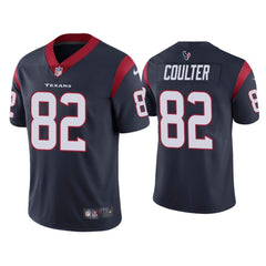 Men's Houston Texans #82 Isaiah Coulter Navy Vapor Untouchable Limited Stitched Jersey 