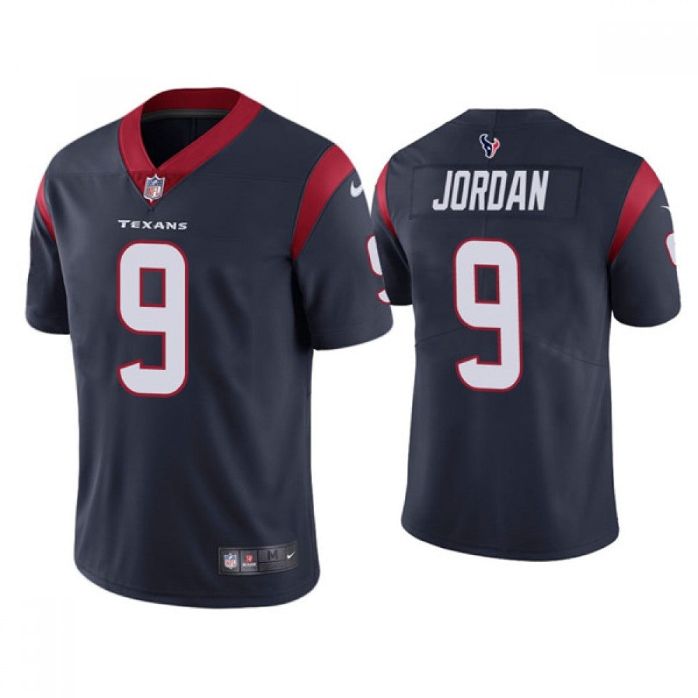 Men's Houston Texans #9 Brevin Jordan Navy Vapor Untouchable Limited Stitched Jersey 