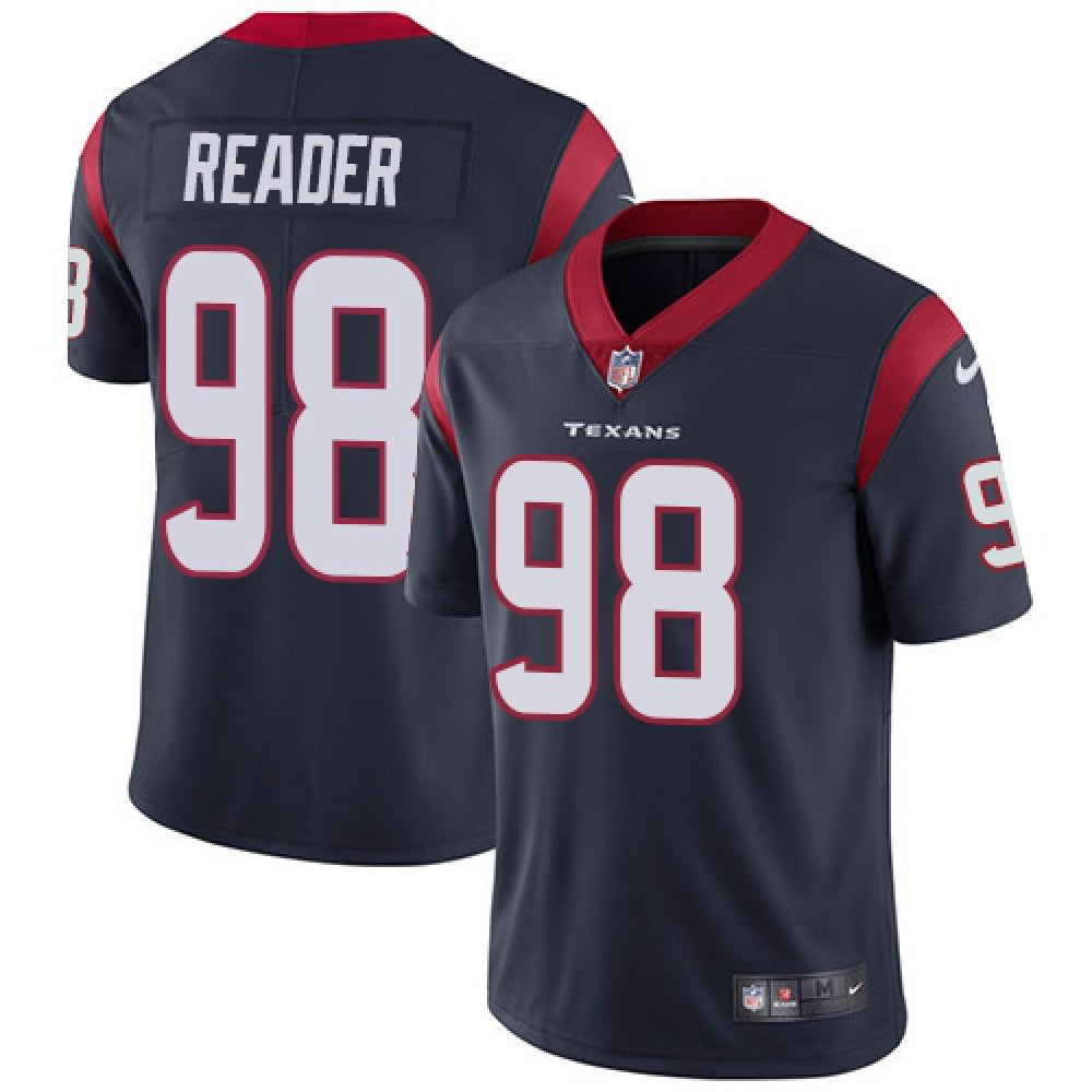 Men's Houston Texans #98 D.J. Reader Navy Blue Vapor Untouchable Limited Stitched NFL Jersey 