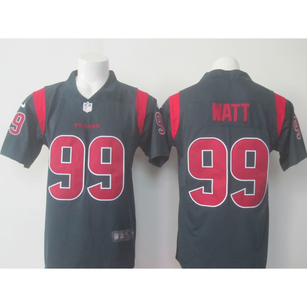 Men's Texans #99 J.J. Watt Navy Limited Rush Stitched NFL Jersey 