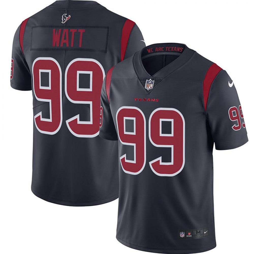 Men's Houston Texans #99 J.J. Watt 2019 Navy Color Rush Limited Stitched NFL Jersey 