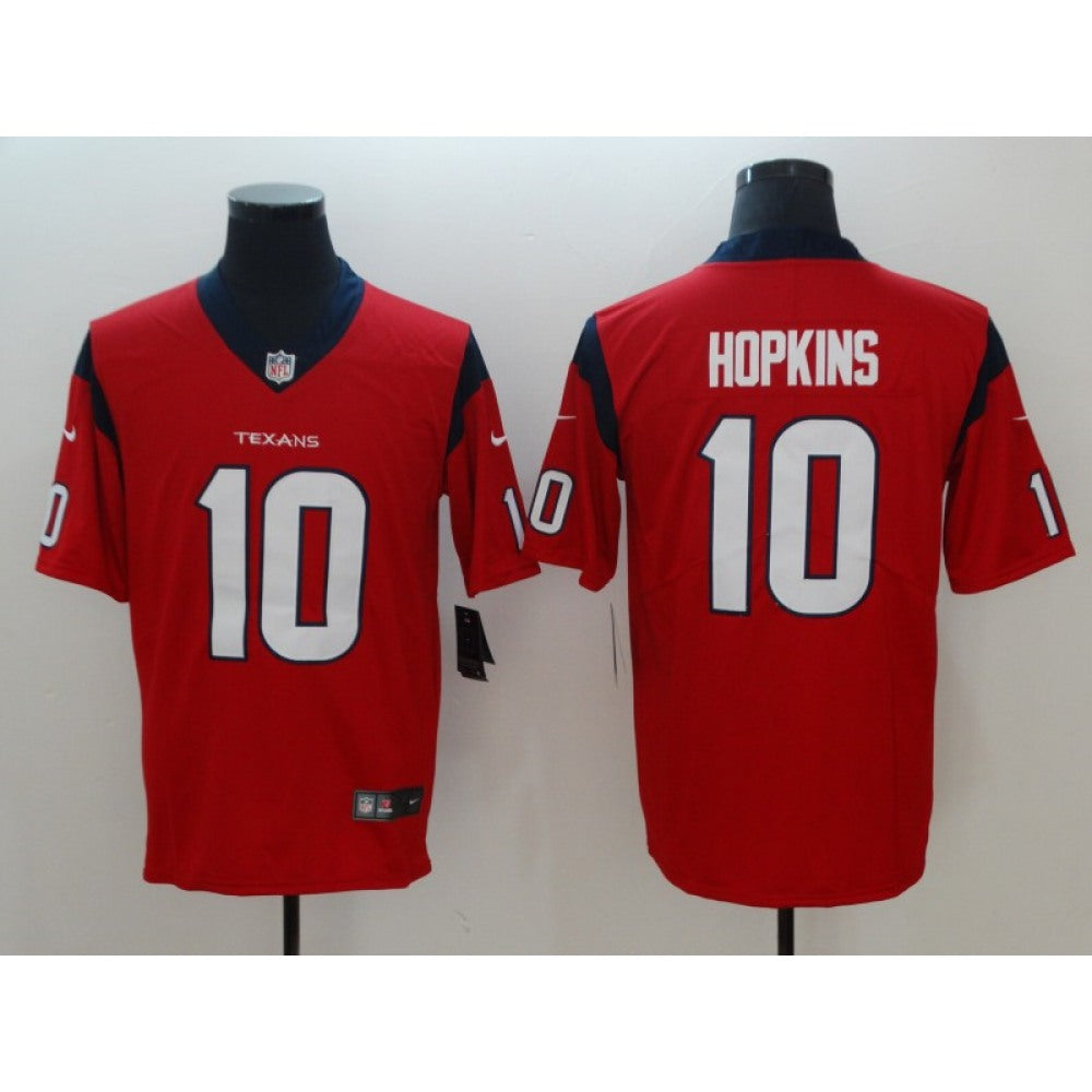 Men's Houston Texans #10 DeAndre Hopkins Red Vapor Untouchable Limited Stitched NFL Jersey 