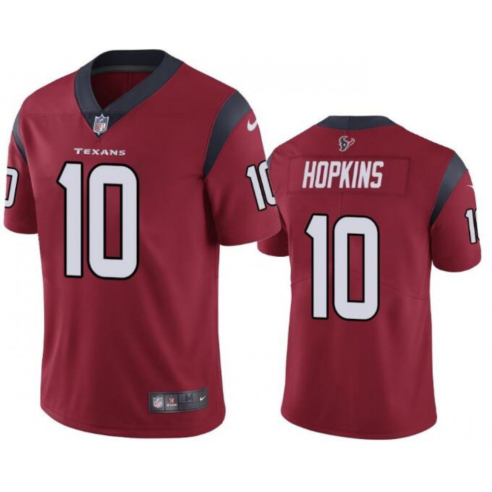 Men's Houston Texans #10 DeAndre Hopkins Red Vapor Untouchable Limited Stitched NFL Jersey 