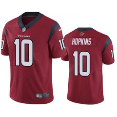 Men's Houston Texans #10 DeAndre Hopkins Red Vapor Untouchable Limited Stitched NFL Jersey 