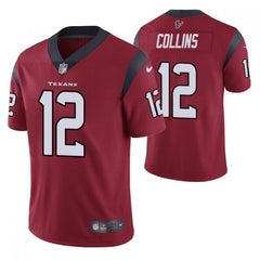 Men's Houston Texans #12 Nico Collins Red Vapor Untouchable Limited Stitched Jersey 