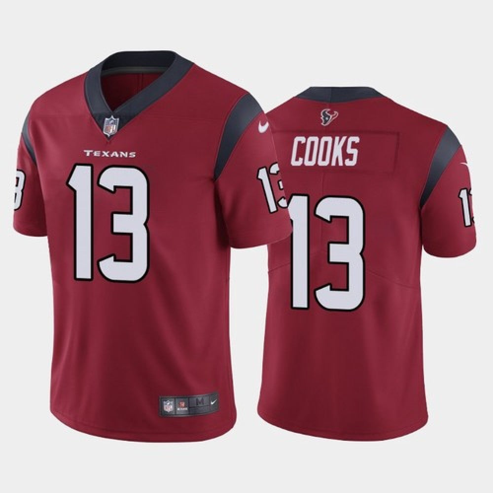 Men's Houston Texans #13 Brandin Cooks New Red Vapor Untouchable Limited Stitched Jersey 