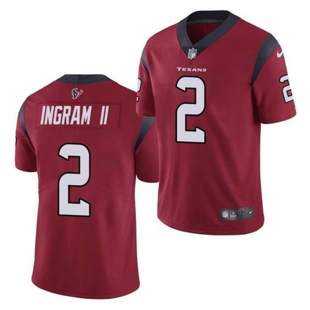 Men's Houston Texans #2 Mark Ingram II Red Vapor Untouchable Limited Stitched Jersey 