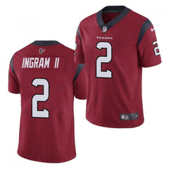 Men's Houston Texans #2 Mark Ingram II Red Vapor Untouchable Limited Stitched Jersey 