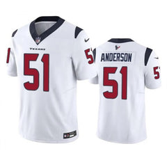 Men's Houston Texans #51 Will Anderson Jr. White 2023 F.U.S.E Vapor Untouchable Stitched Football Jersey 