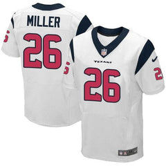 Texans #26 Lamar Miller White Men's Stitched NFL Elite Jersey 