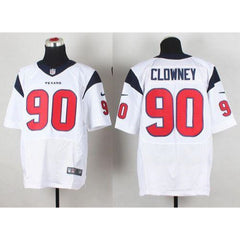 Texans #90 Jadeveon Clowney White Men's Stitched NFL Elite Jersey 