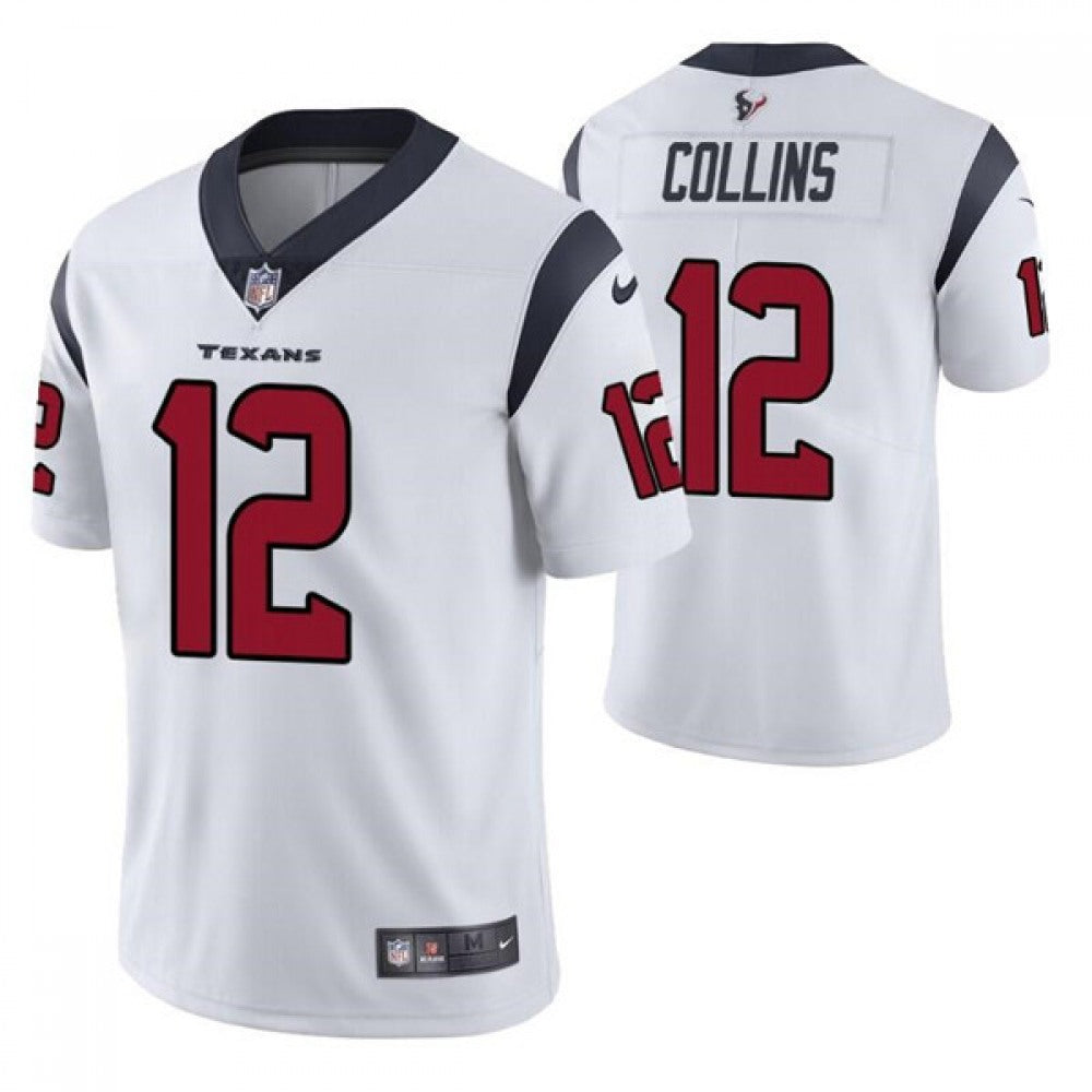 Men's Houston Texans #12 Nico Collins White Vapor Untouchable Limited Stitched Jersey 