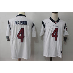 Men's Houston Texans #4 Deshaun Watson White Stitched NFL Vapor Untouchable Limited Jersey 