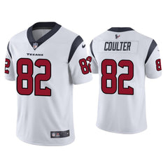 Men's Houston Texans #82 Isaiah Coulter White Vapor Untouchable Limited Stitched Jersey 
