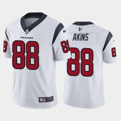 Men's Houston Texans #88 Jordan Akins New White Vapor Untouchable Limited Stitched Jersey 