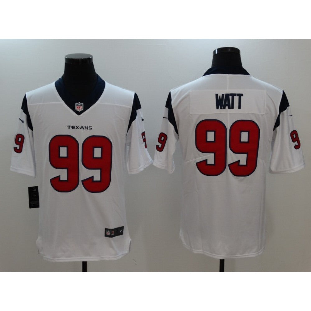 Men's Houston Texans #99 J.J. Watt White Vapor Untouchable Limited Stitched NFL Jersey 