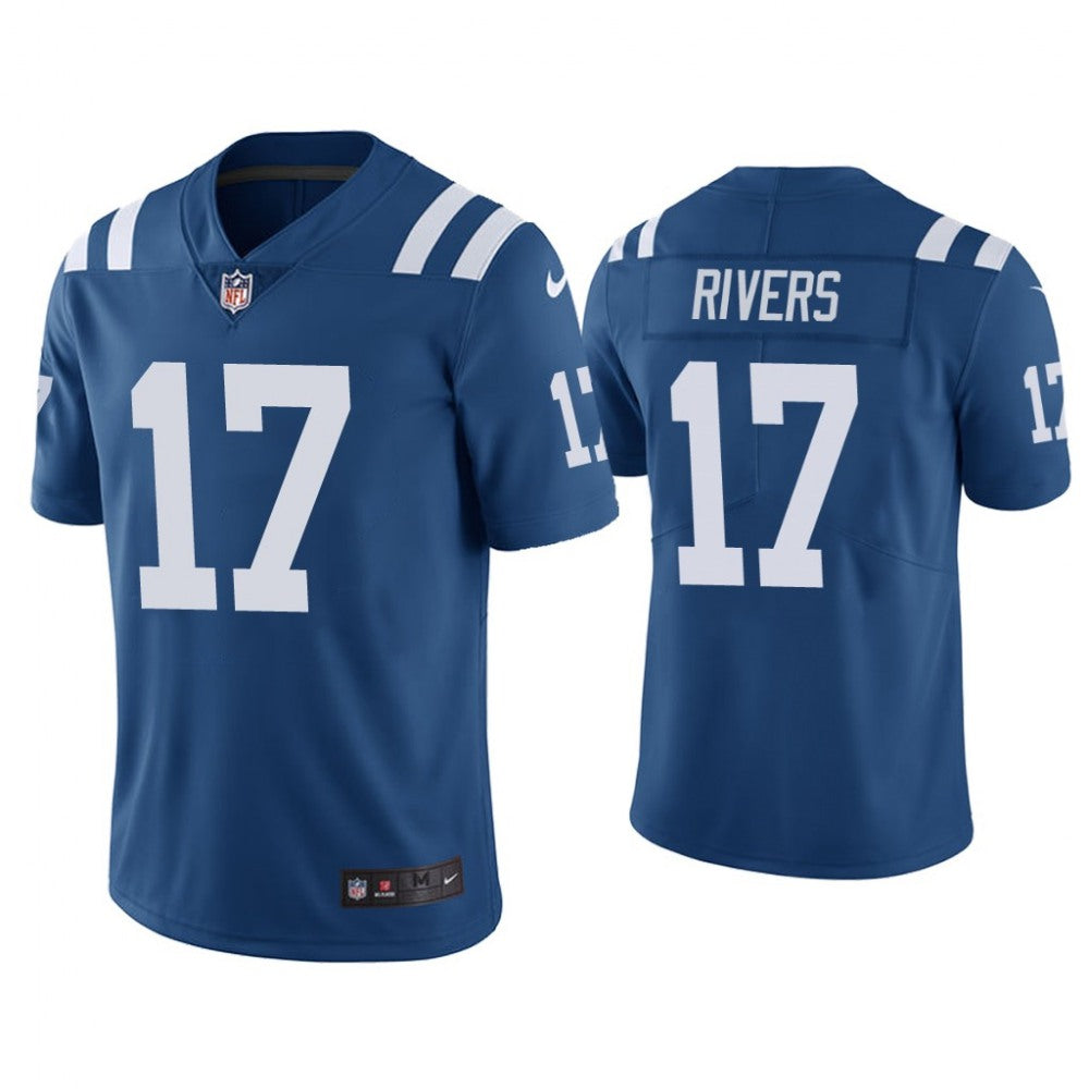 Men's Indianapolis Colts #17 Philip Rivers Blue Vapor Untouchable Limited Stitched NFL Jersey 