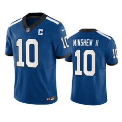 Men's Indianapolis Colts #10 Gardner Minshew Royal 2023 F.U.S.E. Indiana Nights Limited Stitched Football Jersey 