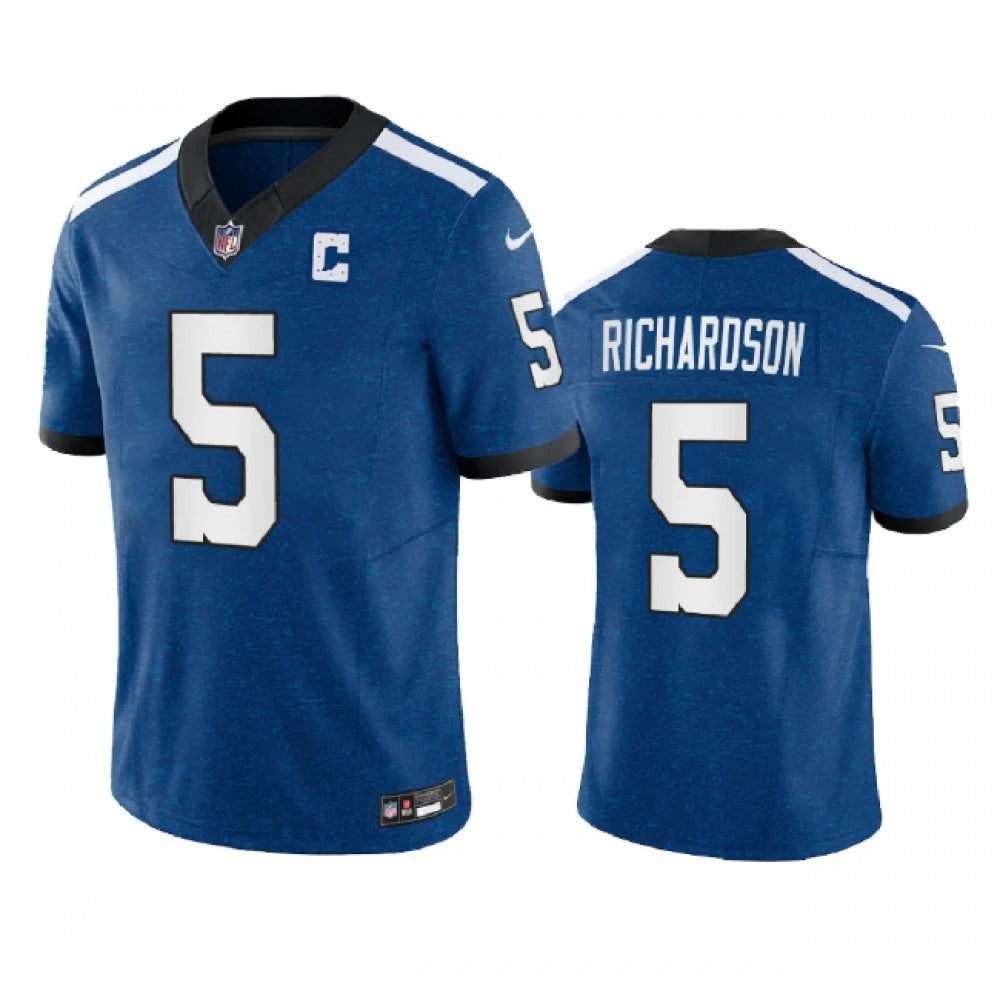Men's Indianapolis Colts #5 Anthony Richardson Royal 2023 F.U.S.E. Indiana Nights Limited Stitched Football Jersey 