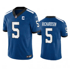 Men's Indianapolis Colts #5 Anthony Richardson Royal 2023 F.U.S.E. Indiana Nights Limited Stitched Football Jersey 
