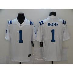 Men's Indianapolis Colts #1 Pat Mcafee White Vapor Untouchable Limited Stitched Jersey 