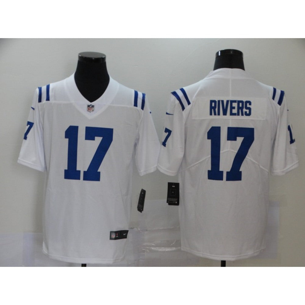 Men's Indianapolis Colts #17 Philip Rivers White Vapor Untouchable Limited Stitched NFL Jersey 