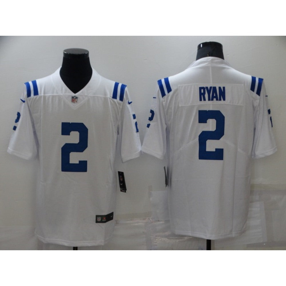 Men's Indianapolis Colts #2 Matt Ryan White Vapor Untouchable Limited Stitched Jersey 