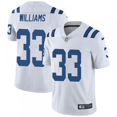 Men's Indianapolis Colts #33 Jonathan Williams White 2019 Vapor Untouchable Limited Stitched NFL Jersey 