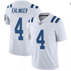 Men's Indianapolis Colts #4 Sam Ehlinger White Vapor Untouchable Stitched Jersey 