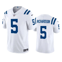 Men's Indianapolis Colts #5 Anthony Richardson White 2023 Draft Vapor Untouchable Stitched Football Jersey 