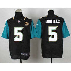 Jaguars #5 Blake Bortles Black Alternate Men's Stitched NFL Elite Jersey 