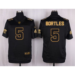Jaguars #5 Blake Bortles Black Men's Stitched NFL Elite Pro Line Gold Collection Jersey 