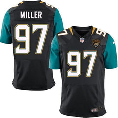Jaguars #97 Roy Miller Black Alternate Men's Stitched NFL Elite Jersey 