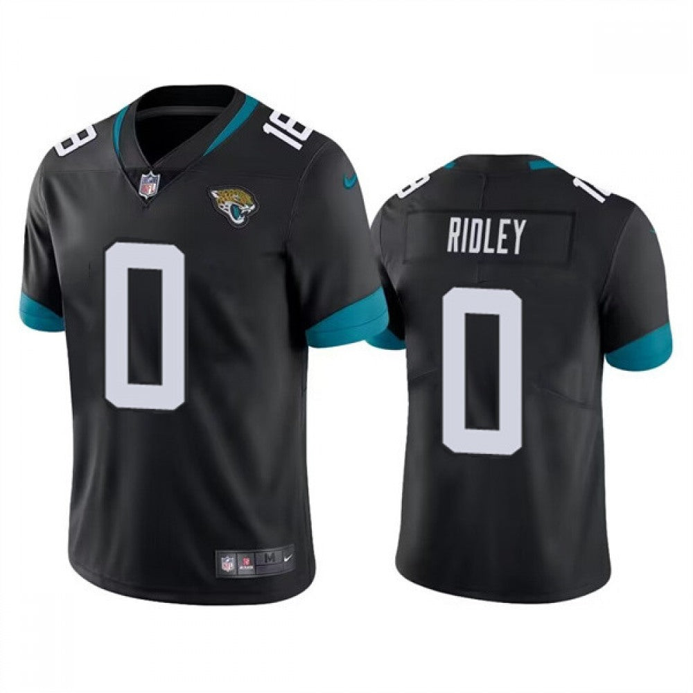 Men's Jacksonville Jaguars #0 Calvin Ridley Black Vapor Untouchable Limited Stitched Jersey 