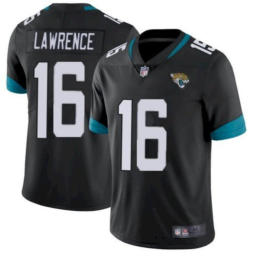Men's Jacksonville Jaguars #16 Trevor Lawrence 2021 NFL Draft Black Vapor Untouchable Limited Stitched Jersey 
