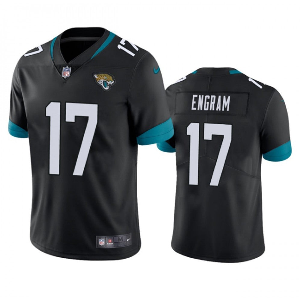 Men's Jacksonville Jaguars #17 Evan Engram Black Vapor Untouchable Limited Stitched Jersey 